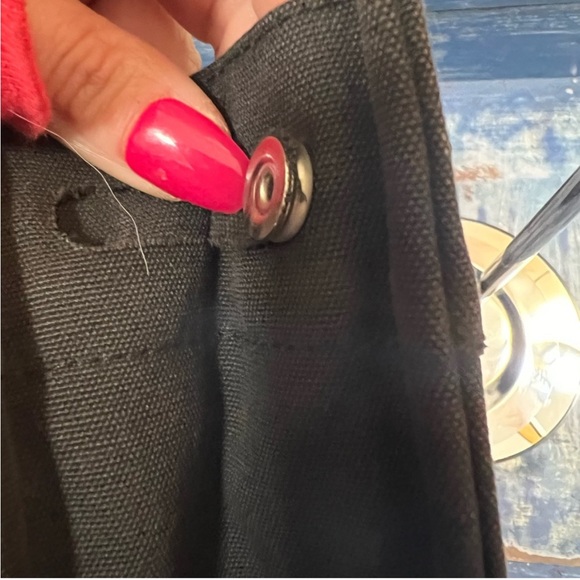 HERMES Fourre Tout MM Hand Tote Bag Canvas Black - Picture 2 of 6